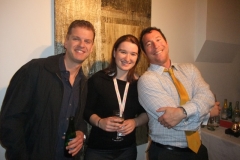 CAN Funds Athlete Relations Meagan Walton with guests Phil Jones and Anthony Miller