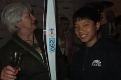Guests with 2008 Olympian Ben Rutledges Torch