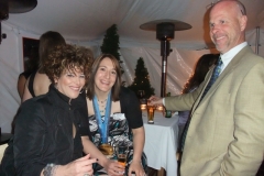 Womens Hockey player Colleen Sostorics with guests